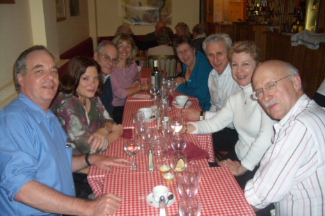 Dinner with London pals
